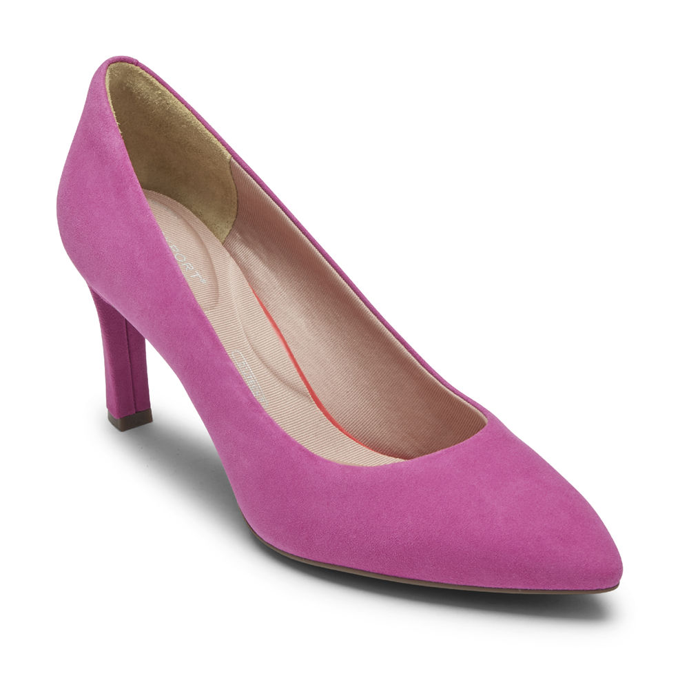 Rockport Singapore Womens Heels - Total Motion Sheehan Pink - KW0782419